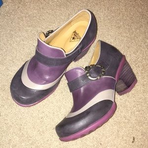 John Fluevog ankle booties.